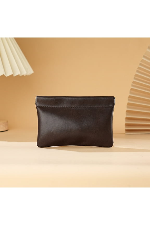 under $5 Pu Leather Coin Purse, Black Change Holder Mini Coin Pouch Jewelry Pouch Sunglasses Pouch Jewelry Ring Pouch Travel Bag for Men/Women Wedding Anniversary Christmas