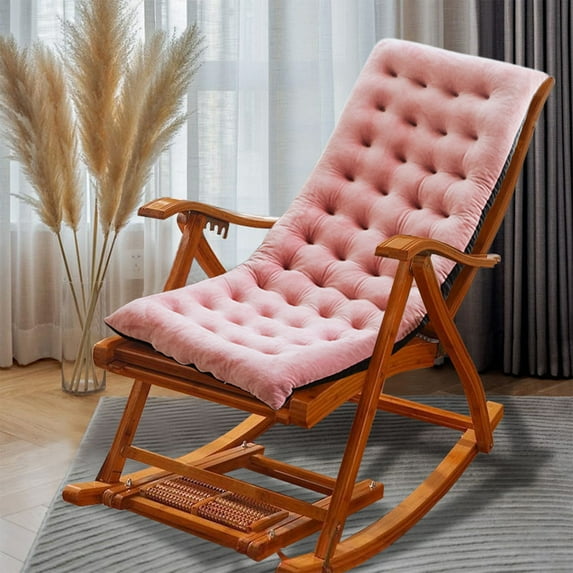 kkbbma under $5 Rocking Chair Cushion, Memory Foam Non Slip Rocking Chair Cushion, Premium Durable Tufted Pads,Comfortable Back Cushion for Indoor/Outdoor Rocker