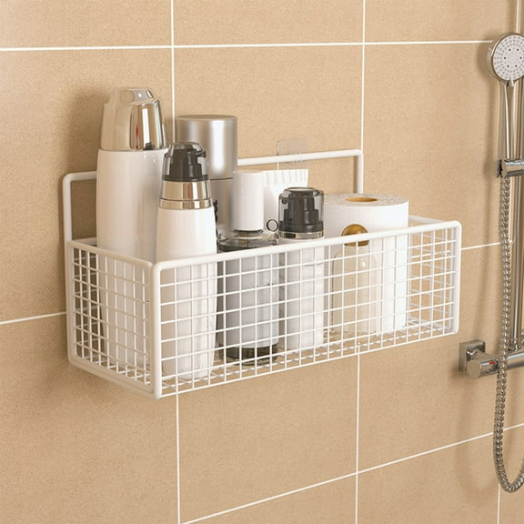 kkbbma under $5 Shower Caddy, Adhesive Shower Organizer, Rustproof No Drilling Shower Shelves for Inside Shower Bathroom Organizer and Storage