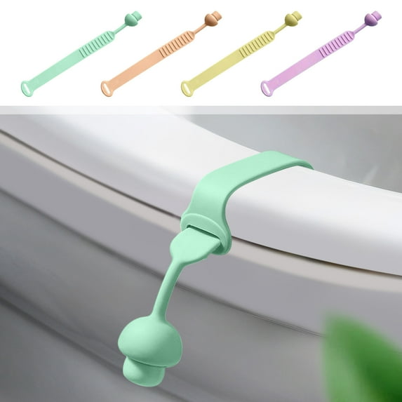 kkbbma under $5 Toilet Seat Lifter, Toilet Lid Lifter, Cute Toilet Seat Handle, Toilet Seat Tabs Can Avoid Touching the Toilet, Toilet Accessories Tool for Home Bathroom, Office, Hotel