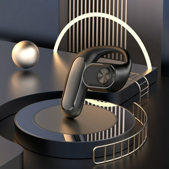 kkbbma Ear Buds Open Ear Headphones - Wireless Intelligent Bluetooth Earphones Single Ear Hanging Stereo Earphones