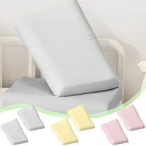 kkbbma under $5 2-Pack Disposable Hypoallergenic Contour Pillowcase for Back and Side Sleepers Orthopedic Contour Pillows