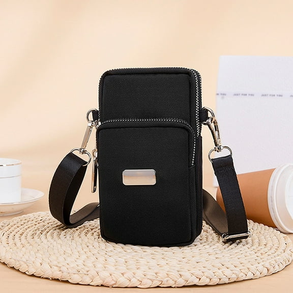 kkbbma under $5 Small Crossbody Wallet Phone Bag Women Mini Crossbody Purse Cell Phone Shoulder Bag Mini Wallet Over Shoulder Strap