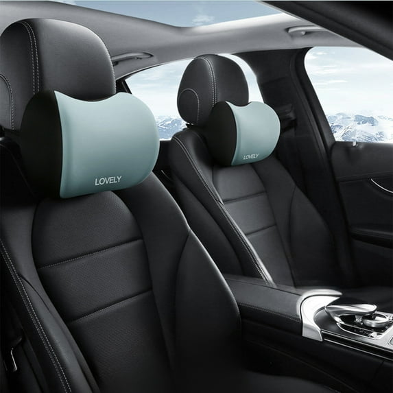 kkbbma Car Headrest Pillow - Car Headrest Memory Car Seat Neck Pillow Universal Neck Soft And Comfort Pillow Back Cushion