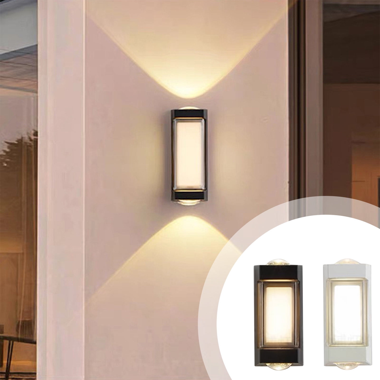 kkbbma under $5 Up and Down Outdoor Lights Exterior Wall Light Fixture ...