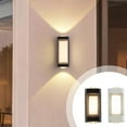 thumbnail image 1 of kkbbma under $5 Up and Down Outdoor Lights Exterior Wall Light Fixture, Modern Outdoor Lights for House, Waterproof Outdoor Wall Sconce for Porch Garage, 1 of 8