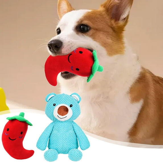 kkbbma Dog Toys for Aggressive Chewers, Indestructible Dog Chew Toys, Dog Plush Toys Interactive Dog Toys for Large Medium Small Dogs