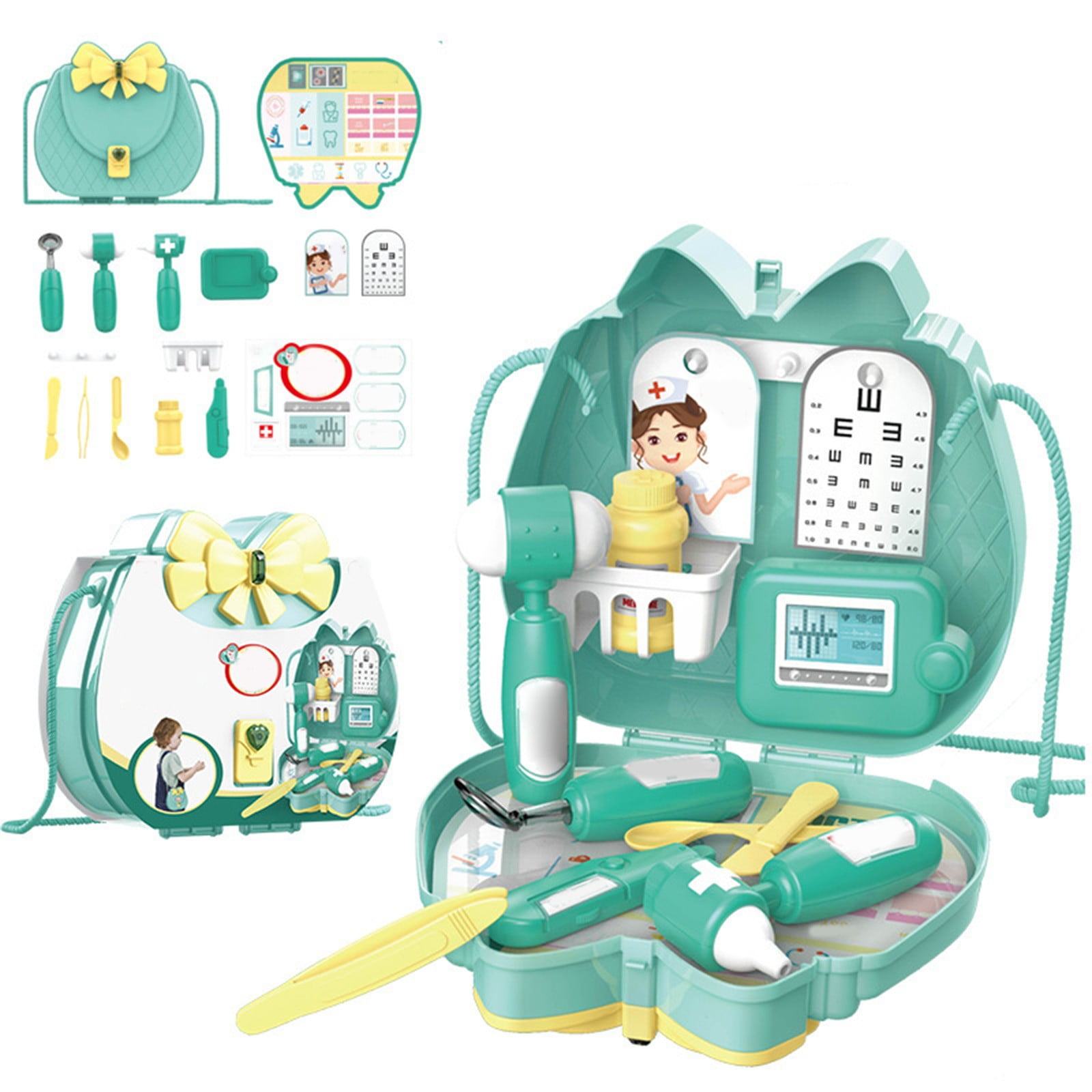 kkbbma Doctor Kit for Toddlers 3-5 Toys Clearance Under $1 - Pretend Kids Doctor Play Set with Toy for 2 3 4 5 6 Year Old Girls Boys Birthday Gifts