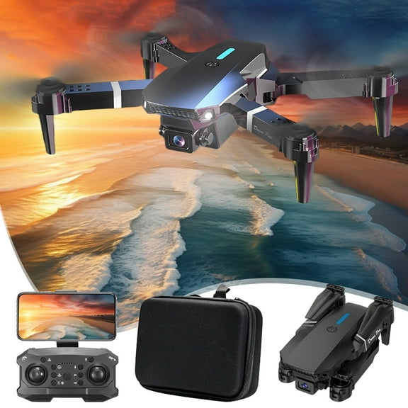 kkbbma Drone with Camera for Adults - Drone With 1080P HD FPV Camera Remote Control Toys Gifts For Boys Girls With Altitude Hold Headless Mode Start Speed Adjustment