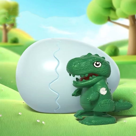 kkbbma Easter Wind-Up Surprise Eggs, Hatching Dinosaur Penguin CapybaraToys, Automatic Walking Cracked Eggshells, Spring Party Favors Gifts for KidsChildren