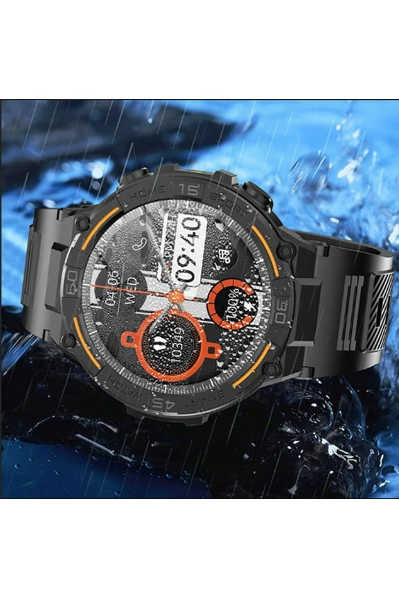 Smart Watch with Earbuds - Bluetooth Smart Watch With Earbuds Round Fitness Watch With Pedometer Calories Sleep Monitor Stress Monitor For IOS And Android