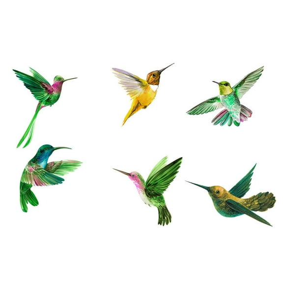 kkbbma Hummingbird Stickers, Removable Window Decals And Wall Decals, Bird Stickers For Glass Door And Window, Anti-Collision Decoration For Living Room Bedroom Home Decor
