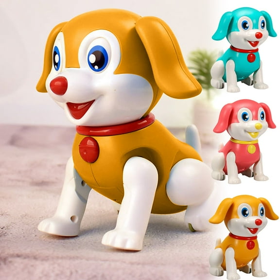 kkbbma Kids Toys under $5 Walking Barking Dog Toy, 7 Inches Robot Dog Toys Can Walk And Bark Simulation Canine Electric Toys Dogs Children's Puzzle Toys Boys And Girls Holiday Birthday Gifts
