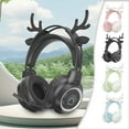 thumbnail image 1 of kkbbma under $5 Kids Headphones for School - Headset Wired Headset Students Children Study Back Music Gaming Headset Boys Girls Gift Fashionable, 1 of 8
