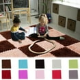 thumbnail image 1 of kkbbma under $5 Large Carpet Squares Puzzle Mat - 30x30cm Kids Carpet Foam Puzzle Mat Velvet Baby Eco Floor, 1 of 3