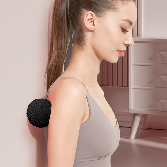 kkbbma Magnetic Massage Ball, Compact Portable Muscle Relaxation Hedgehog Ball, Fitness Yoga Therapy Ball for Back Neck Shoulder, Deep Tissue Trigger Point Massager for Athletes Pain Relief