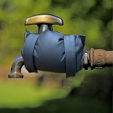 kkbbma Outdoor Faucet Cover Flash Deals, Large Outdoor Faucet Covers Insulated Protector For Winter Cold Weather Outside Cover Insulation Freezes From Freezing Spigot Faucet Socks