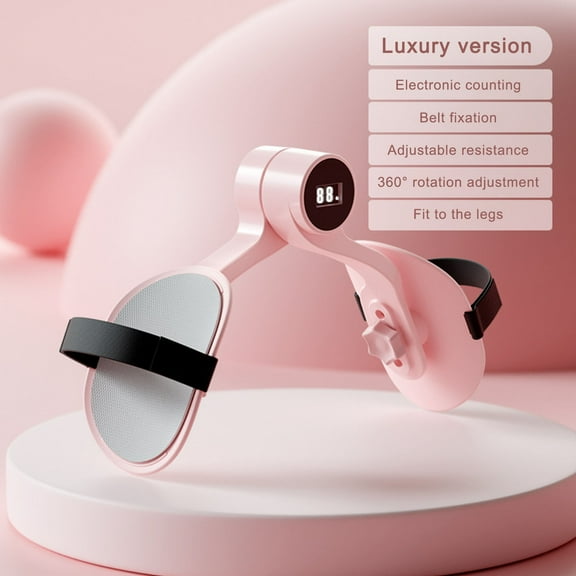 kkbbma Pelvic Floor Exerciser 2025 Upgraded LED Digital Display, Thigh Trainer Inner Thigh Exerciser, Core Strength Fitness Device for Women Home Gym Workout