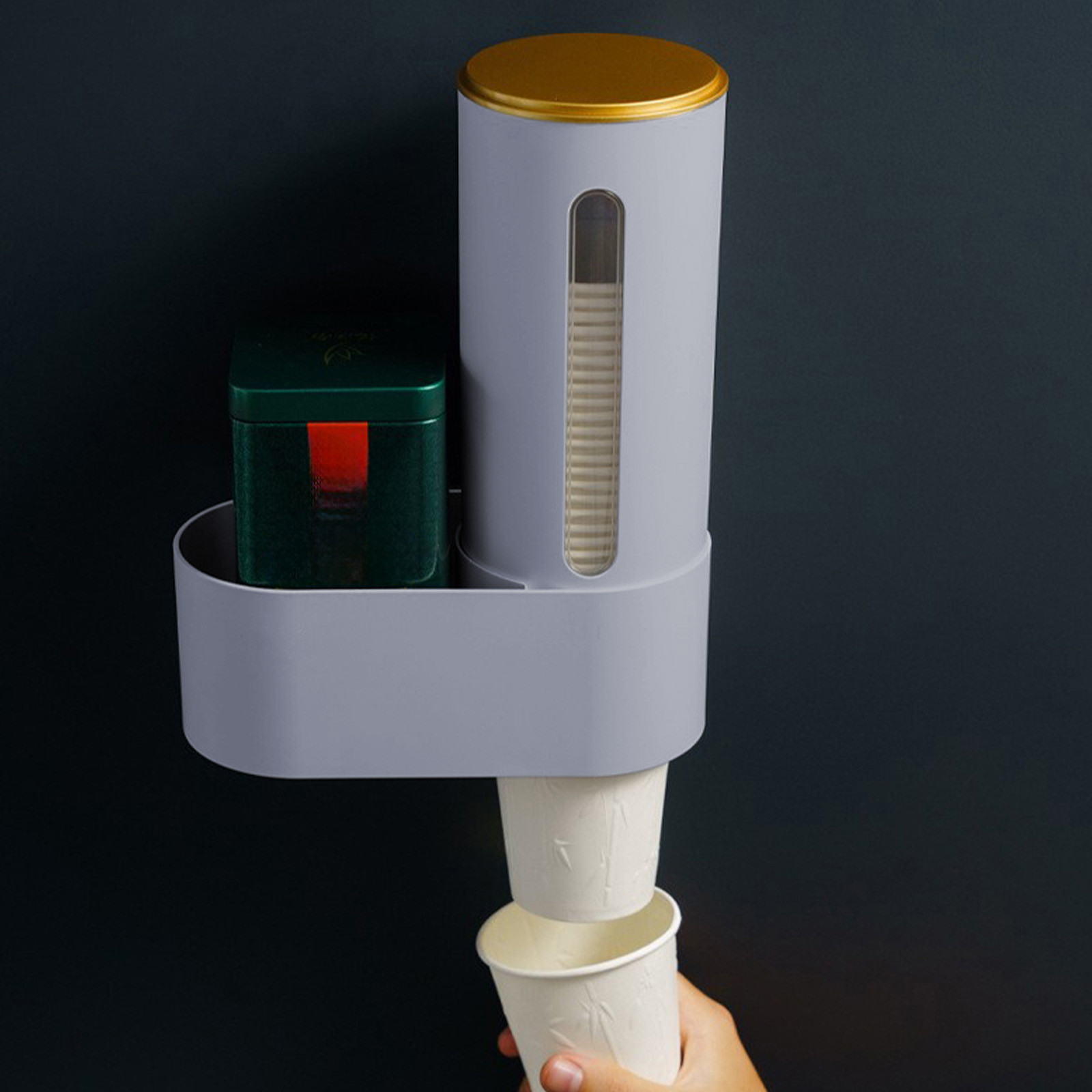 Igloo 385-9534 Dispenser Per Bicchieri In Plastica Nera, 7 Oz, Compatibile Con Distributori D'acqua Da 3-10 Litri