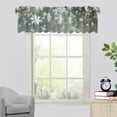 thumbnail image 1 of kkbbma under $5 Christmas Valance Curtains for Kitchen Blackout Thermal Insulated Rod Pocket Window Valances Short Curtains for Bathroom and Laundry Decoration, 1 of 5