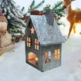thumbnail image 1 of kkbbma Savings Clearance House Candle Holder, Metal Art Hollow House Candle Holders, Farmhouse Tealight Holder, Candle Lantern Desktop Decorations for Home Christmas Decor, 1 of 6