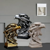 kkbbma under $5 Eagle Statue Decor Resin Sculpture Collectible Decorative for Home Office Living Room Desktop Display Decoration as Gift to Men Colleague Father Boss