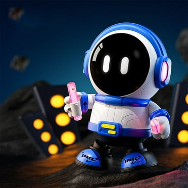 kkbbma Toys under $5 Astronaut Robots Toys for Kids, Dancing Robot Toy with LED Lights and Music, Smart Electronic Kids Robot Toy, Baby Walking Toy for Toddler Boys and Girls