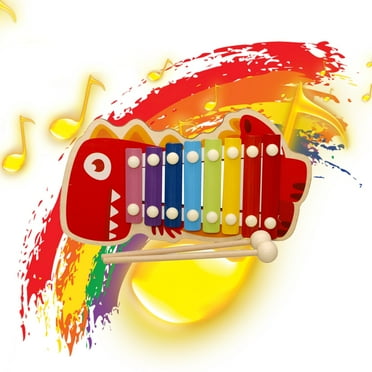 kkbbma Toys under $5 Baby Piano Xylophone for Toddlers 1-3 Years Old, Multicolored Key Keyboard Baby Xylophone Piano, Preschool Educational Musical Learning Instruments Toy for Baby Kids Girls Boys