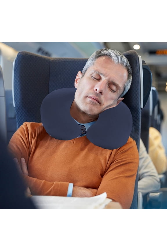 Travel Neck Pillow Get It Today - Memory Foam Pillow for Head Support, Ideal for Airplanes, Cars, and Home Recliners