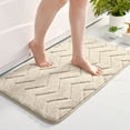 thumbnail image 1 of kkbbma under $5 Bathroom Rug Mat Soft Absorbent Fluffy Bath Rugs Non-Slip Bath Mats for Bath Sink, Tub and Shower Machine Wash Dry Bathroom Floor Mat, 1 of 7