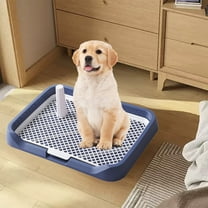 kkbbma under $5 Indoor Dog Potty Tray Mesh Training Toilet Potty Tray Reusable Puppy Pee Pad Holder for Large Puppy Small Dogs