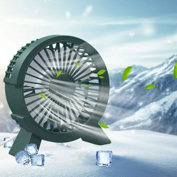 kkbbma under $5 Quiet Desk Fan, Office Desktop Small Fan,Ultra Quiet USB Fan,Large Airflow Desk Fan,Renewable Energy Fan,Plug In Personal Cooling Fan