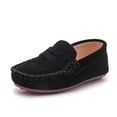 thumbnail image 1 of kkdom Boy Girl Loafer Slip-On Dress Shoes Kid Black 13.5 Little Kid, 1 of 6