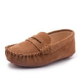thumbnail image 1 of kkdom Boy Girl Loafer Slip-On Dress Shoes Kid Brown 13.5 Little Kid, 1 of 6