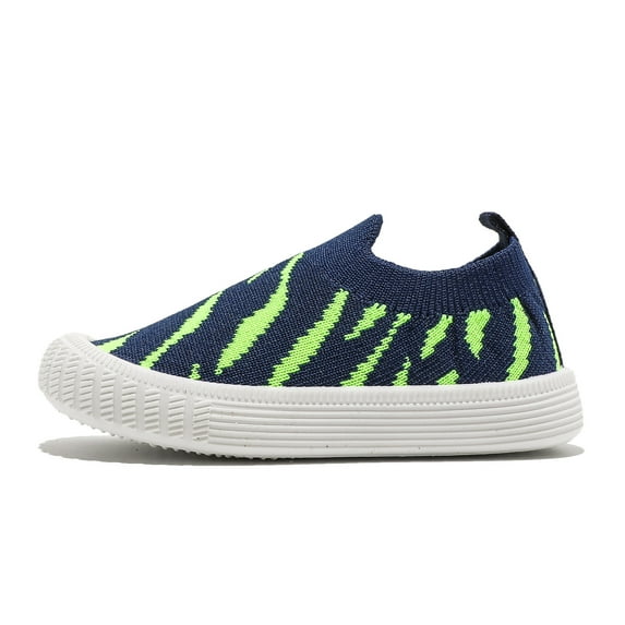 kkdom Boys Girls Sneakers Shoes Lightweight Slip-on Walking Shoes Blue Size 6.5 Toddler