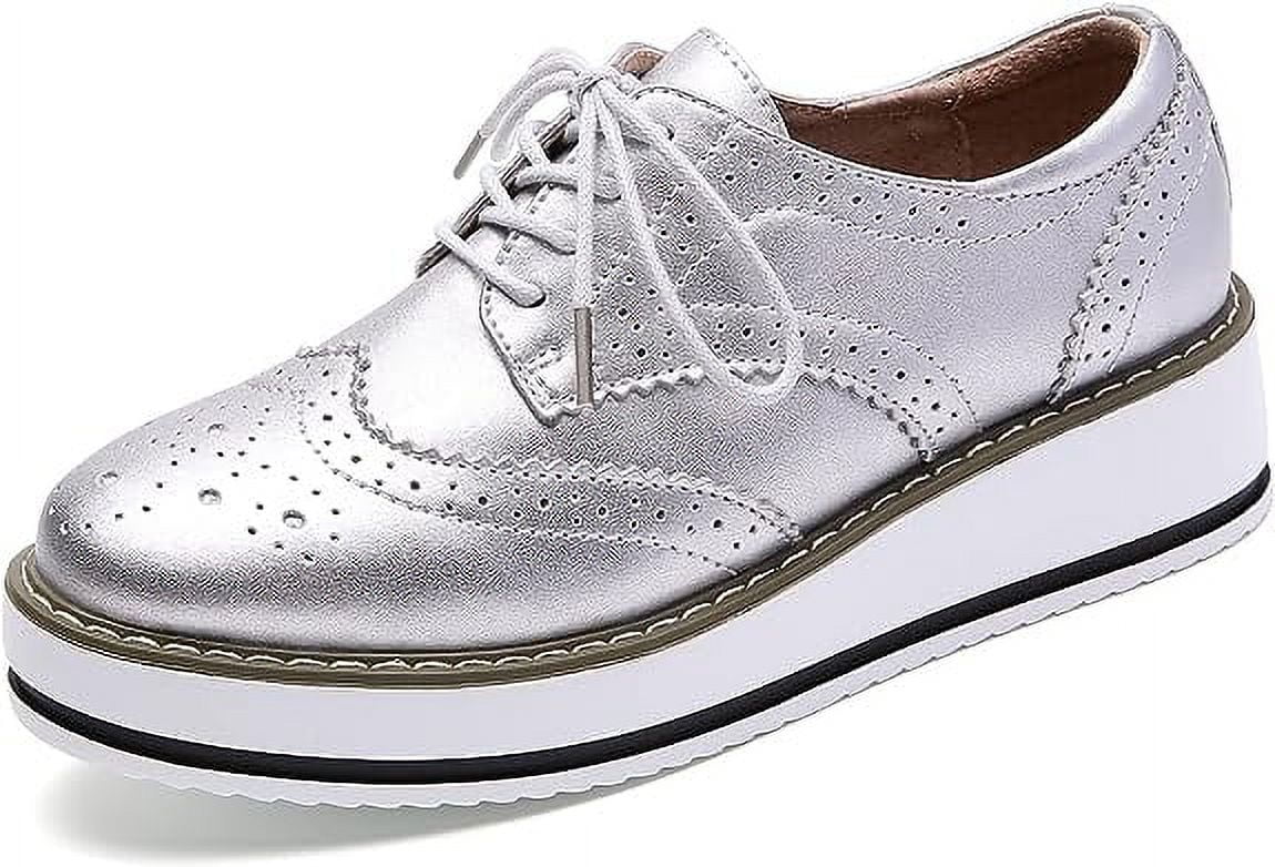 Silver wingtips deals