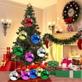 thumbnail image 1 of kladzum 2025 Christmas Ornamnets 6" Christmas Balls, Exquisite Christmsa Tree Decorations Shatterproof Plastic Spherical Decoratives for Indoor and Outdoor Holiday Decor, 1 of 7