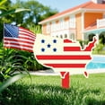 thumbnail image 1 of kladzum 4th of July Decorations Yard Stakes Sign, Independence Day Flag Ground Insert Decorative Garden Stakes, Outdoor Red White and Blue Decorations Outdoor Garden Welcome Signs Yard Sign Stakes, 1 of 5