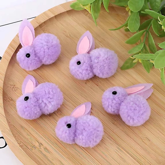 kladzum 5PCS Easter Stuffed Bunny Toys Soft Bunny Dolls Easter Decorations Mini Bunny Ornaments for Easter Graduation Birthday Gifts Wedding Summer Party Decorations