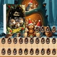 thumbnail image 1 of kladzum Advent Calendar 2025 Christmas Countdown Calendar, Cute Animals Acrylic Decoration Holiday Gifts Box Advent Calendars Christmas Decorations, 1 of 8
