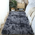 thumbnail image 1 of kladzum Area Rugs 23.6x63" Tie-Dyed Fuzzy Rugs for Living Room, Soft Furry Rugs for Bedroom, Indoor Carpet Nursery Rugs Floor Mat for Room Home Decor, 1 of 3