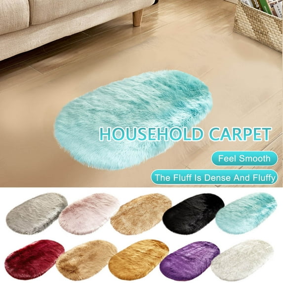 kladzum Area Rugs for Living Room Bedroom, Washable Rug Large Carpet, Soft Faux Sheepskin Floor Carpet Faux Rug Bedside Rugs Indoor Floor Rug for Kids Boy and Girls Room Dorm Home Decor