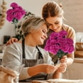thumbnail image 1 of kladzum Artificial Carnations, Silk Fake Flowers, Mother's Day Carnation Simulation Bouquet Floral Arrangement for Wedding Bouquets, Cemetery Wreaths, DIY Crafts, Living Room Dining Table Decoration, 1 of 6