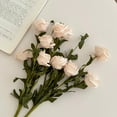 thumbnail image 1 of kladzum Artificial Flowers Faux Flowers Vintage 5 Rolled Roses Bouquet Foam Fake Flower Bouquet Home Decor Arrangement Wedding Decoration Faux Roses, 1 of 7