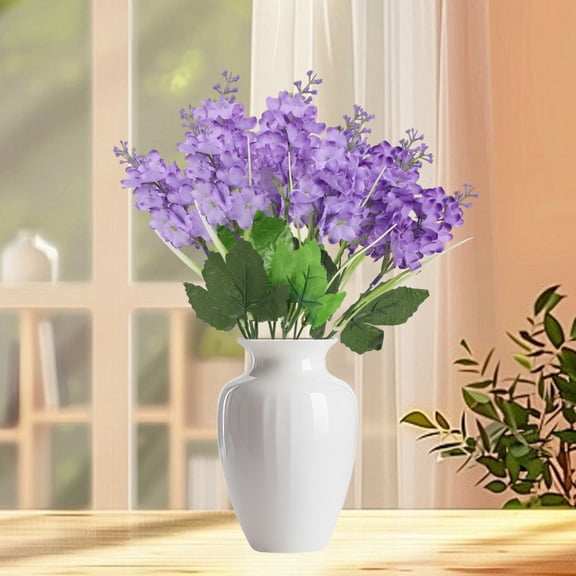 kladzum Artificial Hyacinth Flowers, Simulation Flowers Scandinavian Bouquet for Home Garden Outdoor Cemetery Grave Fences Spring Summer Decor Flower Arrangements