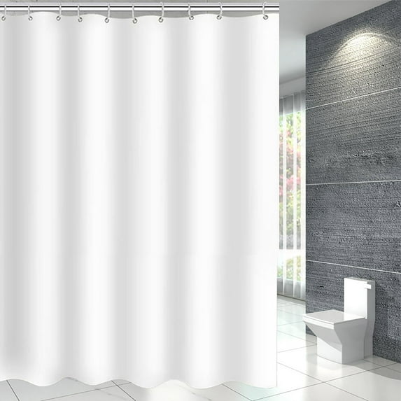 kladzum Bathroom Shower Curtain Gray Shower Curtain Fabric Plain Color Thickened and Polyester Bathroom Partition Curtains and Door Curtains Shower Curtains for Bathroom