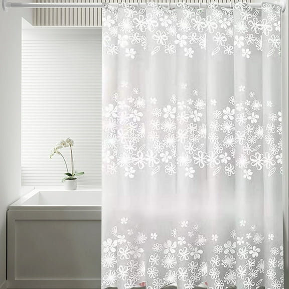 kladzum Bathroom Shower Curtain Proof Printed Shower Curtain 70.86x31.50in Bathroom Curtain Toilet Partition Curtain No Need To Punch Holes To Provide Hook