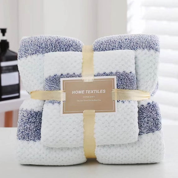 kladzum Bathroom Towels Set, 1 Bath Towel, 1 Hand Towel for Bathroom, Highly Absorbent Cotton Towel Set, Soft Bath Towel Set for Gym, Spa, Bathroom, Shower, Pool, Soft Towels