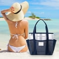 thumbnail image 1 of kladzum Beach Bags for Women Large Capacity Beach Tote Bag Travel Shoulder Swimwear Storage Beach Bags Portable Swim Resort Tote Bag Sandproof Swim Pool Bag, 1 of 5