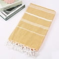 thumbnail image 1 of kladzum Beach Towel Cotton Absorbent Large Size Bath Towel European and American Knitted Striped Fringed Turkish Sand Summer Savings Clearance!, 1 of 2